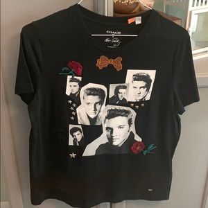 Coach Elvis tee shirt.